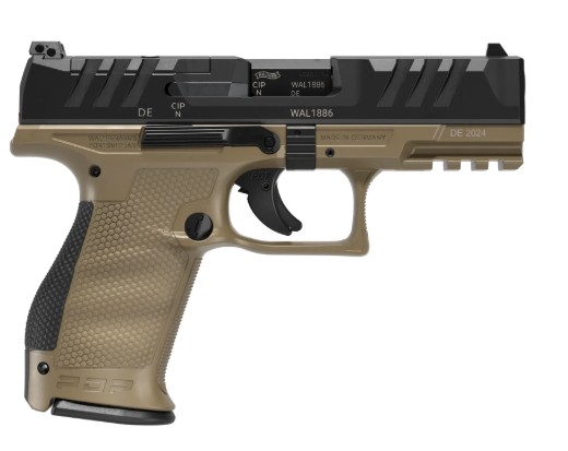 PDP Two Tone Compact, 4" Barrel, Optics Ready, Black, FDE, (2) 10-rd