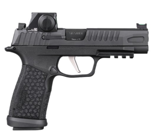 P365 FUSE FS, 9mm, 4.3" Barrel, Romeo-X Sig-LOC, Black, (1)17-rd & (2)21-rd