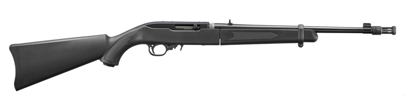 10/22 Takedown, .22LR, 16.4" Barrel w/Flash Suppressor, BX-Trigger, Black/Black, 10-rd