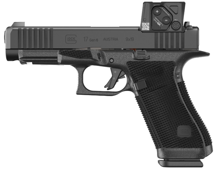 GLOCK 17 Gen 6, 9mm, 4.49" Barrel, ORS, Aimpoint COA, Black, (3) 17-rd