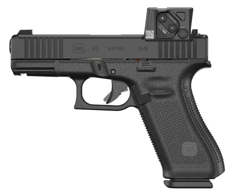 GLOCK 45 Gen 6, 9mm, 4.02" Barrel, ORS, Aimpoint COA, Black, (3) 17-rd