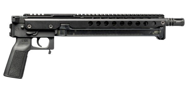 KP50 Pistol, 5.7x28mm, 9.6" Barrel, Picatinny, Black, 50-rd
