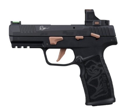 P322 Rose Package, .22LR, 4" TB, FO, Suppressor Ready, ROMEO-RS, Black, (3) 20-rd