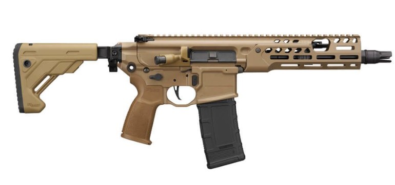 MCX SBR, .300 BLK, 9" Barrel, M-LOK, FDE, 30-rd