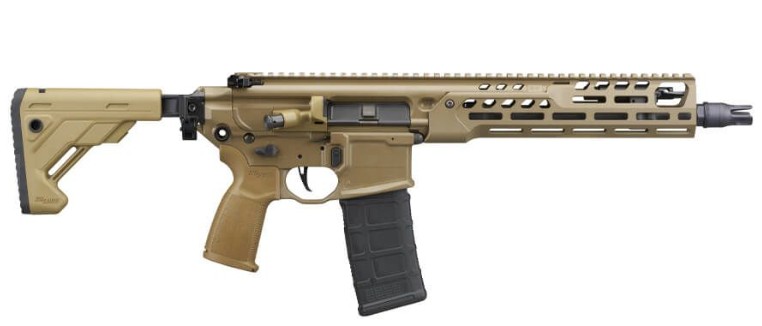 MCX SBR, 5.56, 11.5" Barrel, Folding Tele Stock, M-LOK, FDE, 30-rd