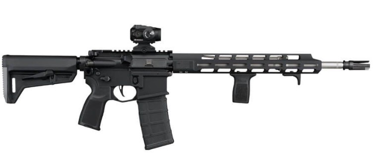 M400 Tread V2 Coil, 5.56, 16" Threaded Barrel, Romeo5 Gen II, M-LOK, Black, 30-rd