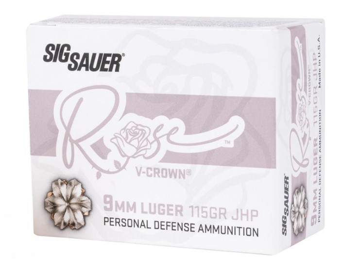 Rose V-Crown, 9mm Luger, 115 Grain, JHP, 20/Box