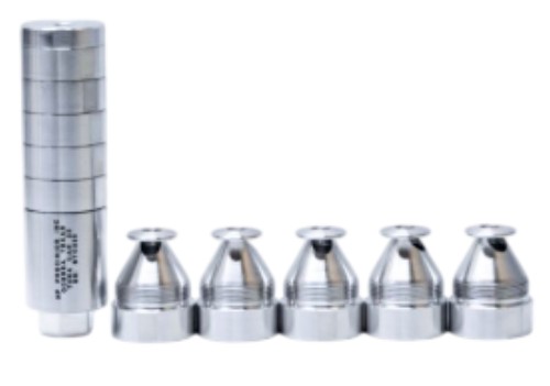 .22 Silencer (5 Baffle), .22LR, 1/2x28 DT, Silver