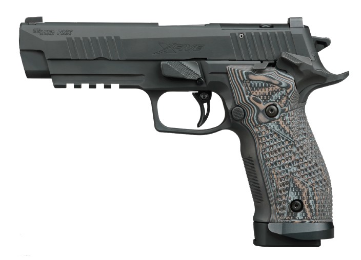P226 X-Five Extreme, 9mm, 5" Bull, SIG-LOC OR, Black, Grey, (3) 20-rd