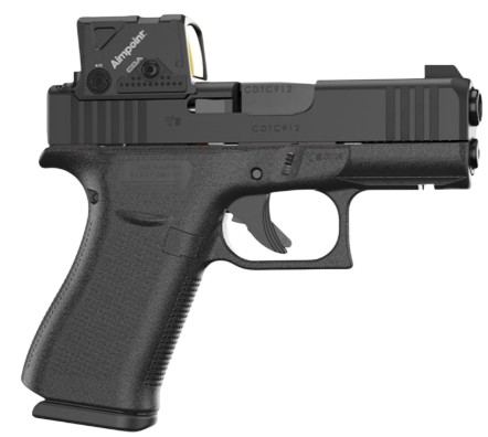 GLOCK 43X MOS8, 9mm, 3.41", Aimpoint COA, Black, (2) 10-rd