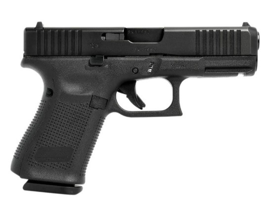 GLOCK 19 V, 9mm, 4.02", FS, Black, (3) 10-rd