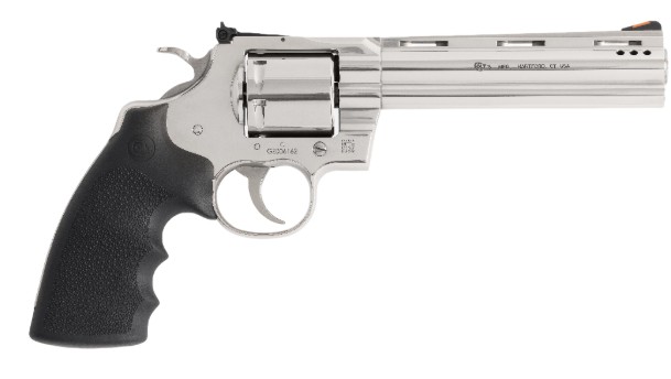 Grizzly, .357 Mag, 6", Stainless, Black Hogue Grips, 6-rd