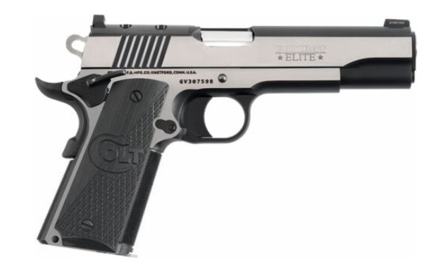 Combat Elite Government, .45 ACP, 5", OR, Two Tone, Black G10 Grips, 8-rd