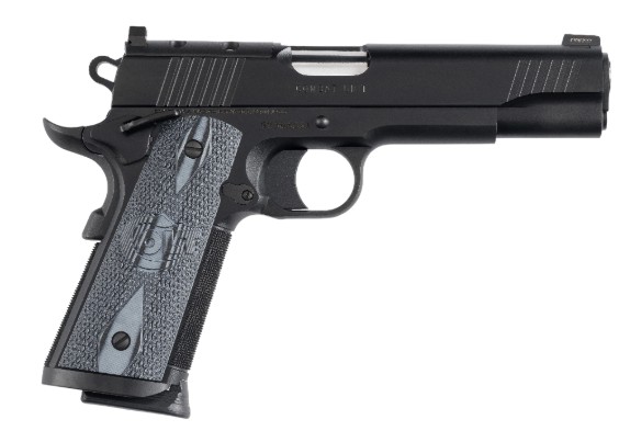 CCU Government, .45 ACP, 5", OR, Black, Grey G10 Grips, 8-rd
