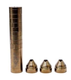 9mm L Silencer (9 Baffle), Stainless Steel