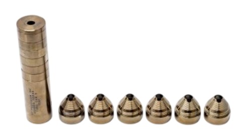 9mm Silencer (6 Baffle), Stainless Steel