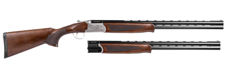 Balikli Blue Label O/U Combo, 20/28 Gauge, 26" VR, 3", FO, Engraved, Black, Walnut, 2-rd