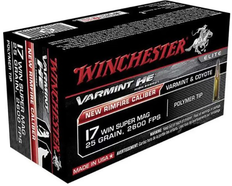 Varmint HE, .17 WSM, 25 Grain, JHP, 50/Box