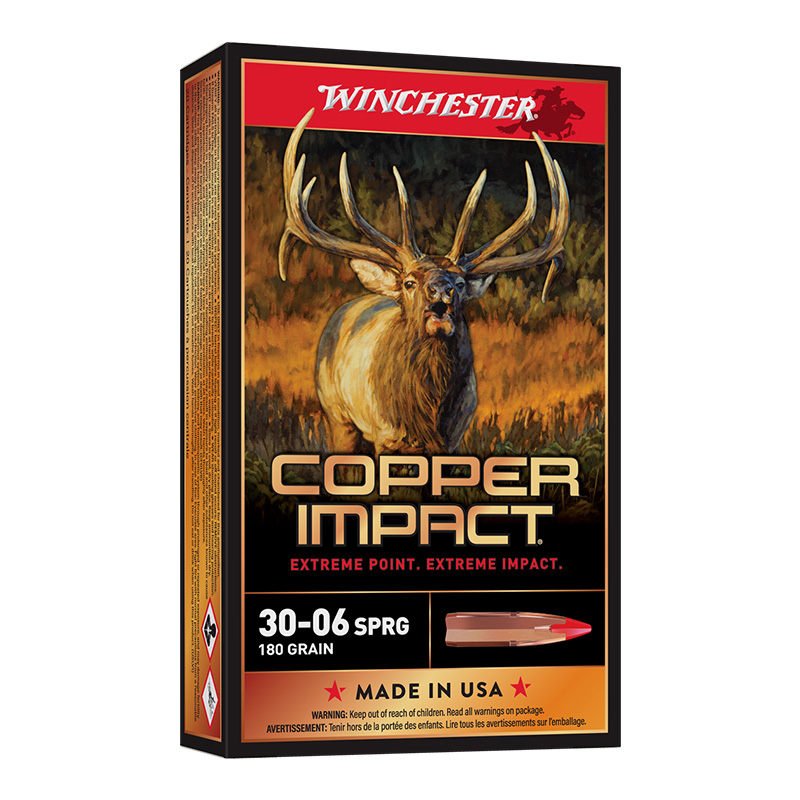 Copper Impact, .30-06 Springfield, 180 Grain, Lead Free, 20/Box