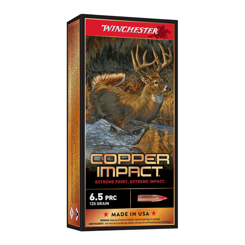 Copper Impact, 6.5 PRC, 125 Grain, Lead Free, 20/Box