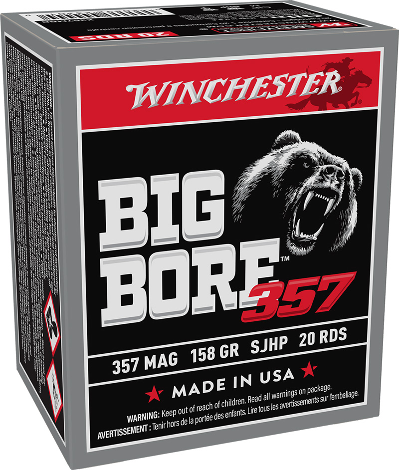 Big Bore, .357 Magnum, 157 Grain, SJHP, 20/Box