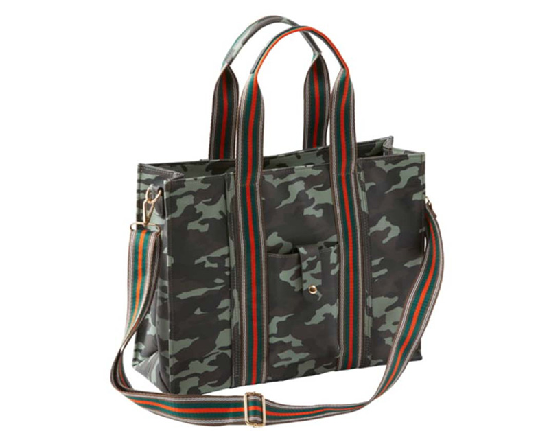 Concealed Carry Cross Body Purse with Holster, Extra Large, Camo