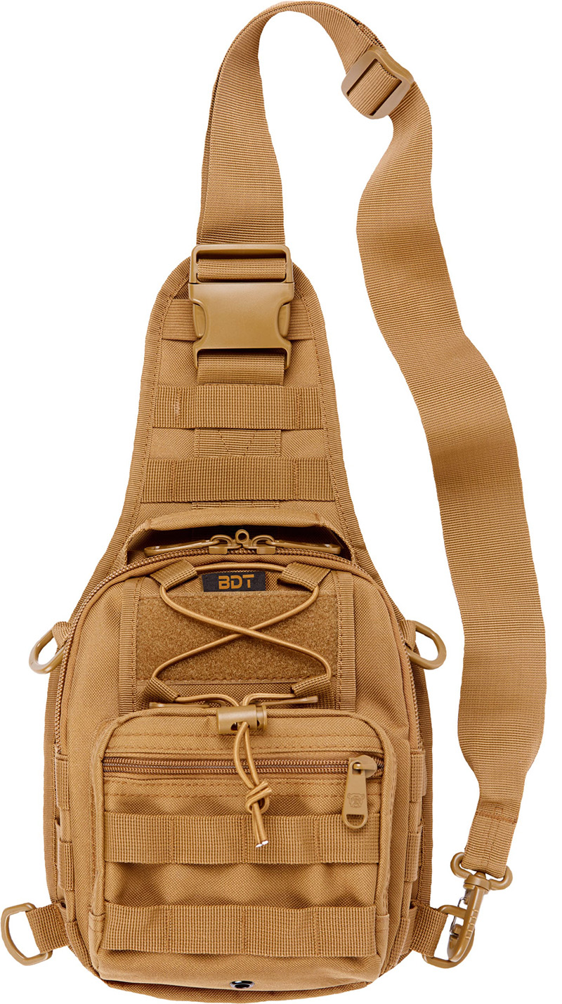 Sling Bag, Extra Small, Go Bag, Tan