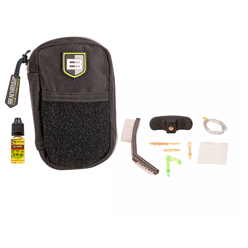 Badge Series Pull-Through Cleaning Kit w/ Molle Pouch, 9mm