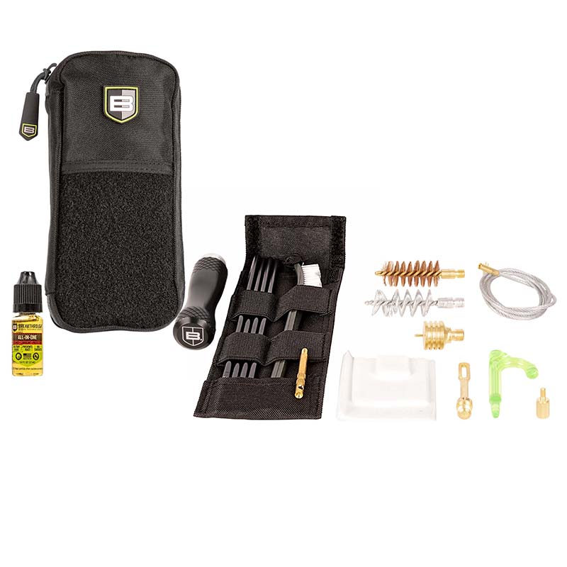 Badge Series Rod & Pull-Through Cleaning Kit w/ Molle Pouch, 12 Gauge