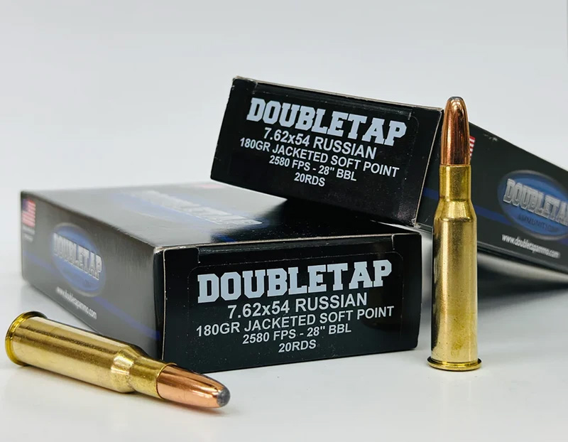 7.62x54 Russian, 180 Grain, Sierra JSP, 20/box