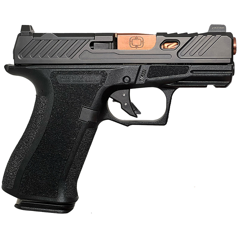 CR920X Elite, 9mm, 3.4" Spiral Unthreaded Bronze Barrel, OR, Black, 15-rd
