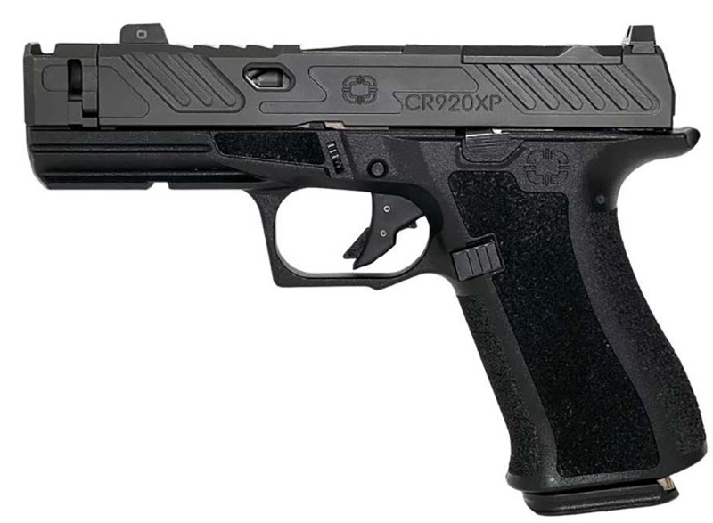 CR920XP Elite, 9mm, 3.65" Spiral Comp Black Barrel, OR, Black, 15-rd