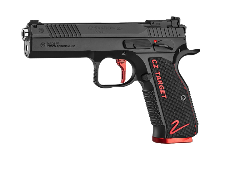 CZ Shadow 2 Target, 9mm, 5" Barrel, LPA Sights, Black/Red, 17-rd, TALO Exclusive