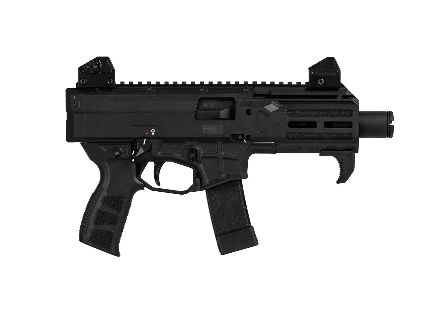 CZ Scorpion 3+ Micro, 9mm, 4.21" Threaded Barrel, Black, (5) 20-rd