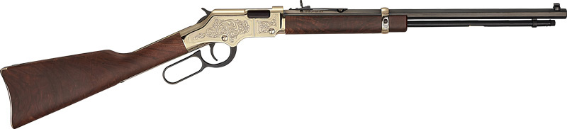 Golden Boy Engraved 4th Edition, .22 LR, 20" Octagon Barrel, Blued/Walnut, 16-rd