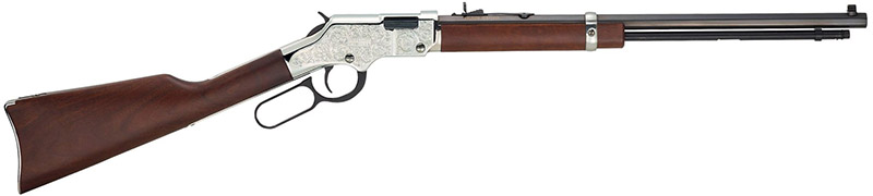 Silver Eagle, .17HMR, 20" Octagon Barrel, Engraved, Blued/Walnut, 11-rd
