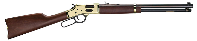 Big Boy Brass, .45 Colt, 20" Octagon Barrel, Side Gate, Blued/Walnut, 10-rd