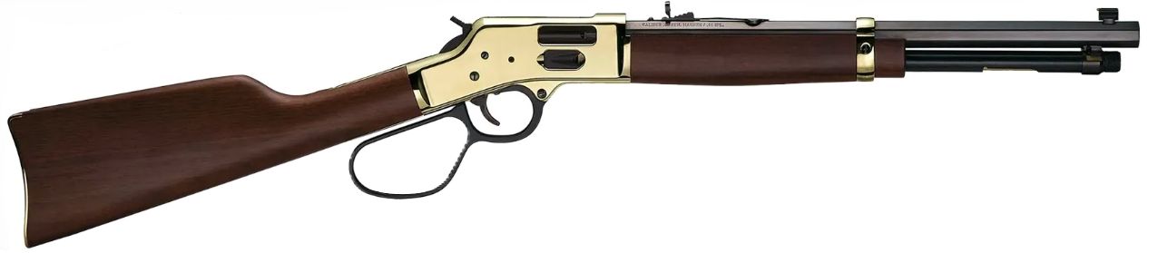 Big Boy Brass Carbine, .357 Mag, 16.5" Octagon Barrel, Side Gate, Large Loop, Blued/Walnut, 10-rd