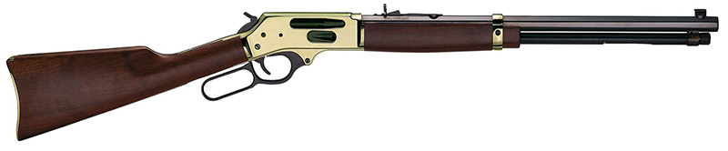 Brass Lever Action, .30-30, 20" Octagon Barrel, Side Gate, Blued/Walnut, 5-rd