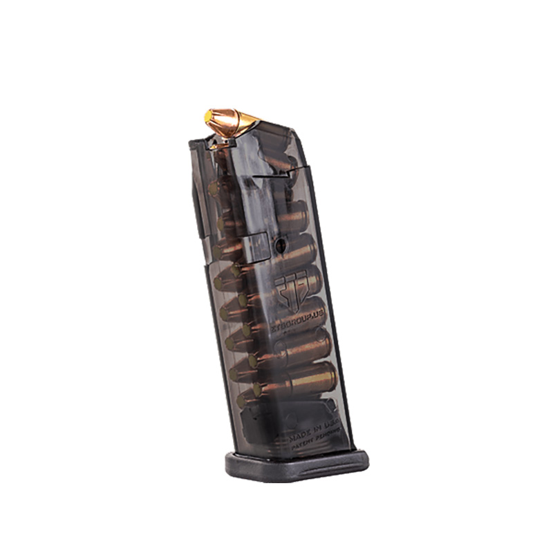 Magazine, 9mm, Fits GLOCK Model 19, Smoke, 15-rd