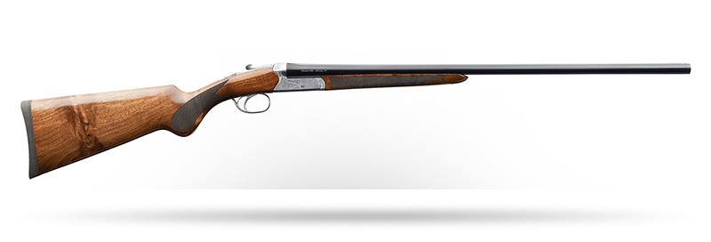 500 Side By Side Field, 20 Gauge, 3" 26" Barrel, Walnut, Blued, Silver Engraved