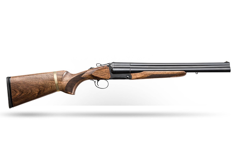 Triple Threat, .410 Gauge, 3" 18.5" Barrel, Fiber Optic, Includes Case, Blued, Walnut, 3-rd