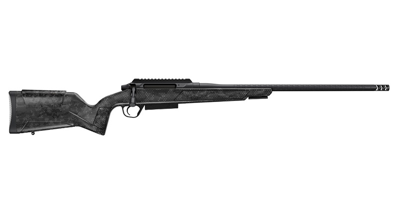 Evoke Precision, .308 Win, 20" Threaded, TriggerTech, 0-MOA Rail, CF Cheek Riser, Hex Camo, 4-rd