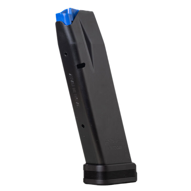 Magazine, 9mm, CZ75B Competition, Blued, 19-rd