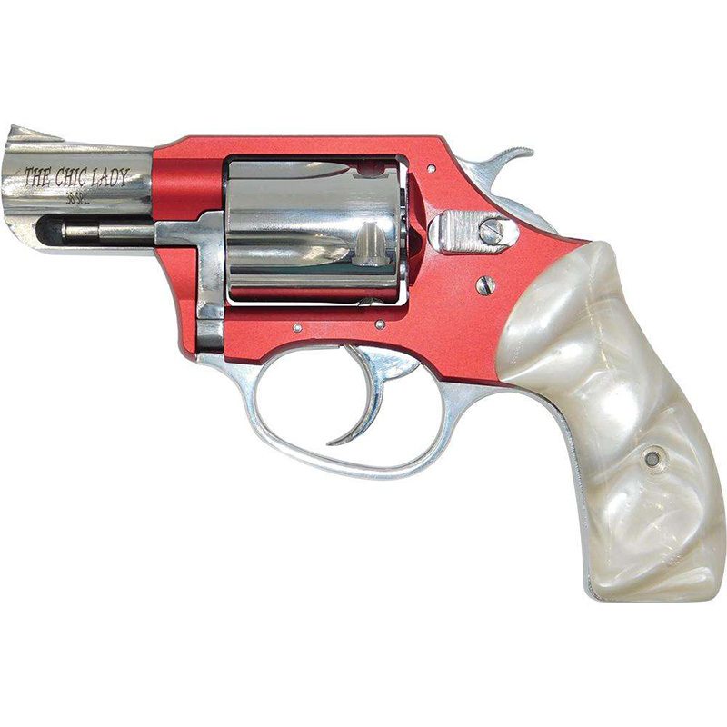 Chic Lady, .38 Special, 2" Barrel, Red/Pearl, 5rd