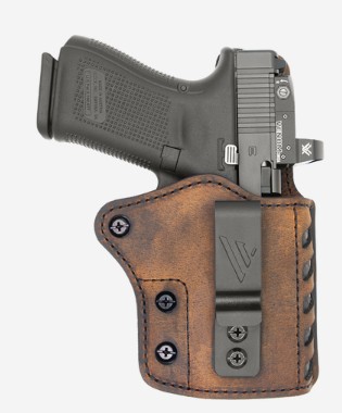 COVERT Holster, IWB, Poly/Brwn, Size 1, 3.5" Barrel