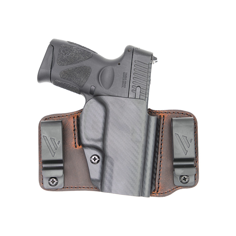 Insurgent Deluxe Holster, IWB/OWB, RH, Leather/Poly Hybrid, Brown, Taurus G3C