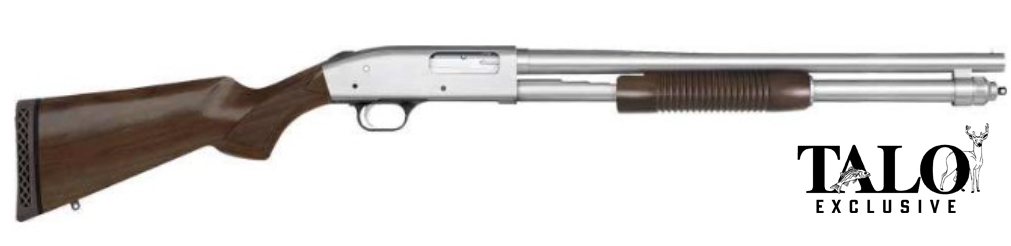 590 Persuader, 12 Gauge, 20" Barrel, Chrome/Wood, 8-rd, TALO Exclusive