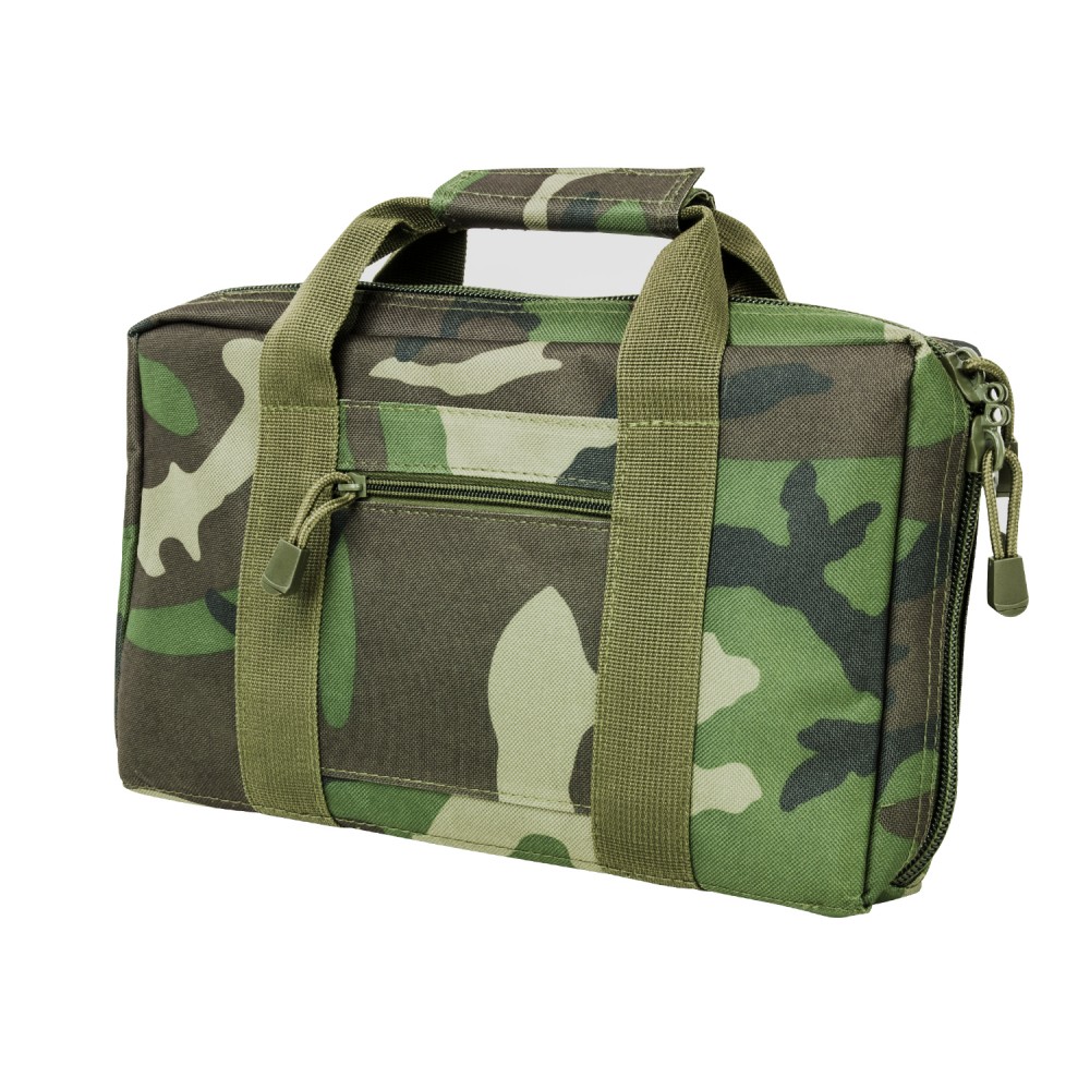 VISM Discreet Pistol Case, Woodland Camo