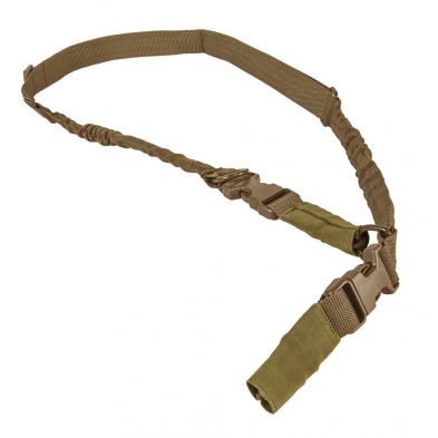 VISM 2 Point or 1 Point Sling w/Metal Spring Clips, Tan